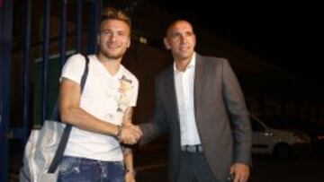 Immobile, con Monchi.