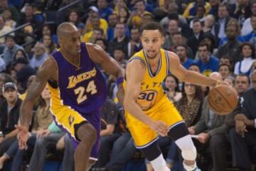 Stephen Curry y Kobe Bryant.