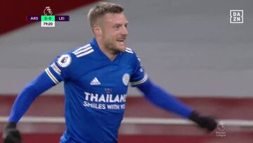 El 'killer' de la Premier: así anotó Vardy para liquidar al Arsenal