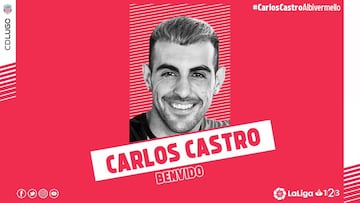 Carlos Castro llega al Lugo cedido desde el Mallorca