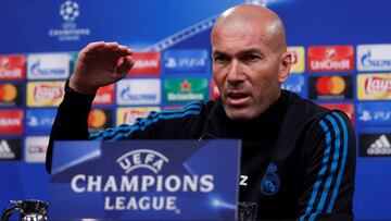 Zidane: "Creo en lo que hacemos y en los jugadores que tengo"