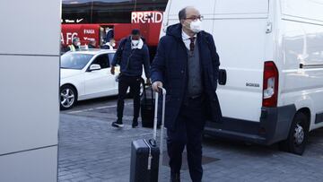 José Castro, antes de partir hacia Salzburgo.