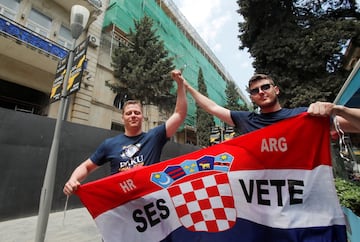 La capital de Azerbaiyán acogerá la final de la Europa League entre el Chelsea y el Arsenal Y ya está preparándose para el partido que se disputará mañana en el Estadio Olímpico de Bakú.