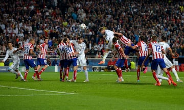 El gol de Ramos con el que el Real Madrid forzó la prórroga en la final de la Champions de 2014 en Lisboa, la Décima.