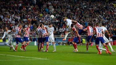El gol de Ramos con el que el Real Madrid forzó la prórroga en la final de la Champions de 2014 en Lisboa, la Décima.