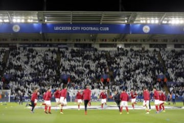 Leicester-Sevilla en imágenes