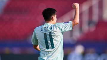 Gilberto Mora celebrates his goal 0-1 of Mexico during FIFA U-20 Mens World Cup Chile 2025