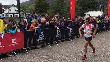 Kilian Jornet vence con r&eacute;cord en la Salomon Glen Coe Skyline, El deportista espa&ntilde;ol se ha impuesto en una de las carreras de monta&ntilde;a m&aacute;s exigentes del mundo que se desarrolla por las tierras altas de Escocia.