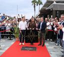 La hija de Dani Jarque inaugura la estrella del eterno capitán