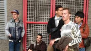 Cuatro jugadores de la Real estuvieron en San Mamés