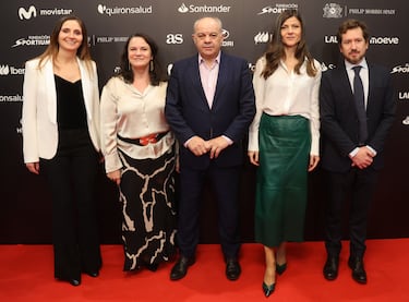Libia Gallego-Acho, Leyre La Casta; responsable de Audiencias de Medios, José Luis Fernández; Director de Comunicación de Iberdrola España, Laura Gil; responsable de Patrocinios de Iberdrola  y Alejandro Pendas; Director comercial de grandes cuentas de Prisa Media.