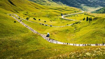 Imagen de una marcha cicloturista de L'Étape by Tour de France.