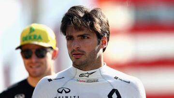 Carlos Sainz, en Barcelona.