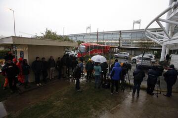 La llegada de la Roja tras el subcampeonato en Rusia