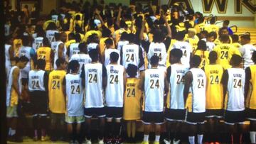 Paul George dona camisetas del '24' a su antiguo instituto