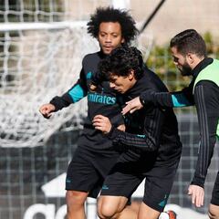 Los internaciones del Madrid se reincorporan al trabajo