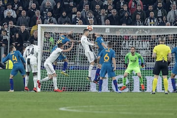 12 de marzo de 2019. Partido de vuelta de los octavos de final de la Champions League en Turín frente a la Juventus (3-0). Cristiano Ronaldo marcó el 2-0.