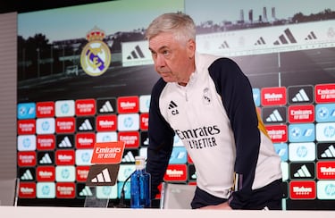 Ancelotti regatea la ¡®supernova Mbapp¨¦¡¯: ¡°?Me ves preocupado?¡±