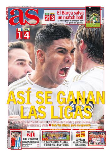 Las portadas del Real Madrid campeón