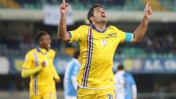 Eder celebra el gol anotado ante el Chievo Verona.