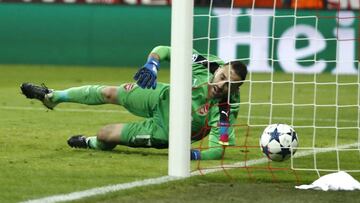 David Ospina no pudo evitar la derrota del Arsenal ante el Bayern.