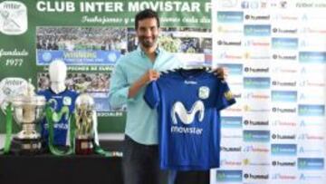 Humberto, con la camiseta del Inter.