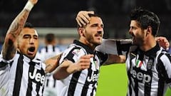 Vidal celebra ante Fernández: Juventus a la final de Copa Italia