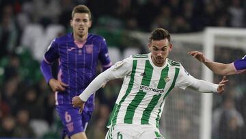 Fabián jugando con el Betis.