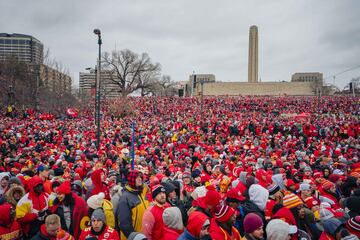 El desfile de campeón de Kansas City Chiefs en imágenes