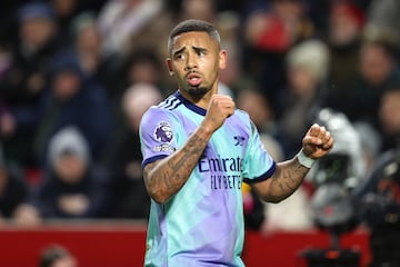 Otro a?o m¨¢s en el que Gabriel Jesus se pierde una gran cantidad de partidos por lesiones. Esta temporada, el delantero brasile?o del Arsenal tuvo la desgracia de romperse el ligamento cruzado anterior de la rodilla izquierda. La vuelta del brasile?o es todav¨ªa una inc¨®gnita.