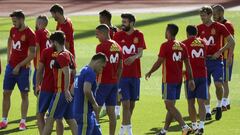 La Selección completa su último entrenamiento en Madrid