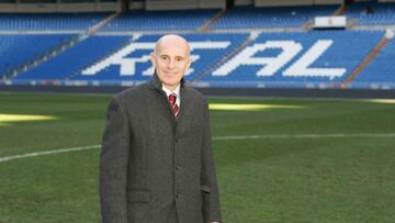 Arrigo Sacchi, en el Santiago Bernabéu.