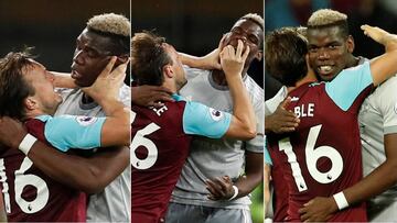 Pogba y Noble, en un combate que contagia carcajadas en redes