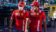 Leclerc y Sainz en M&oacute;naco.