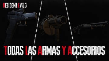 Gu&iacute;a Resident Evil 3 Remake: todas las armas y accesorios