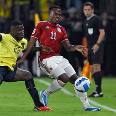 Jhon Arias, fuera ante Brasil en noviembre