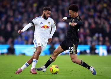 Aaronson y Robinson, cara a cara en Elland Road