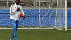 Jackson, en un entrenamiento con Colombia.