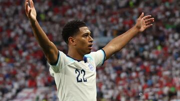 Jude Bellingham, en el partido entre Inglaterra e Irán.