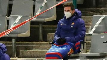 Messi a¨²n no est¨¢ descartado para la final de la Supercopa