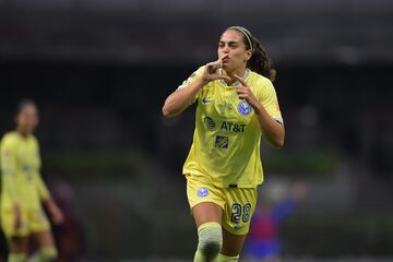 Foto durante el partido America vs FC Juarez, Correspondiente al partido de Vuelta de Cuartos de final del Torneo Clausura 2023 de la Liga BBVA MX Femenil, en El Estadio Azteca, el 23 de Mayo de 2023