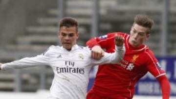 Imagen del partido entre el Liverpool y el Real Madrid.