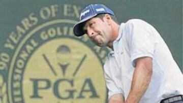 <b>GRAN JORNADA. </b>Olazábal estuvo muy bien en el día de ayer.