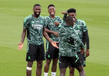 Rudiger, Vinicius y Tchouameni.