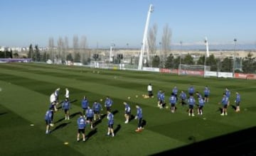 El Real Madrid prepara la visita a Mestalla