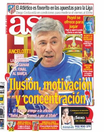 Las portadas de AS de abril