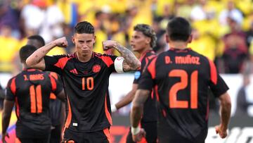 James y Daniel Muñoz, en el XI de la semana de Copa América