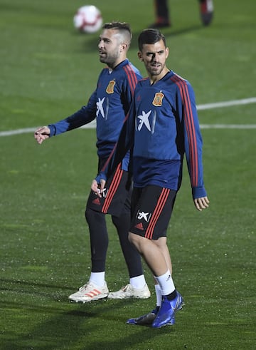 Jordi Alba y Dani Ceballos.