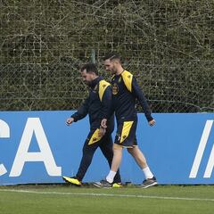 Lucas Pérez sigue sin entrenarse con el Deportivo