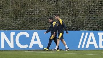 Entrenamiento Deportivo de La Coruña. Lucas Pérez